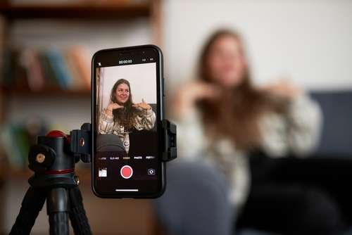 video on social media
